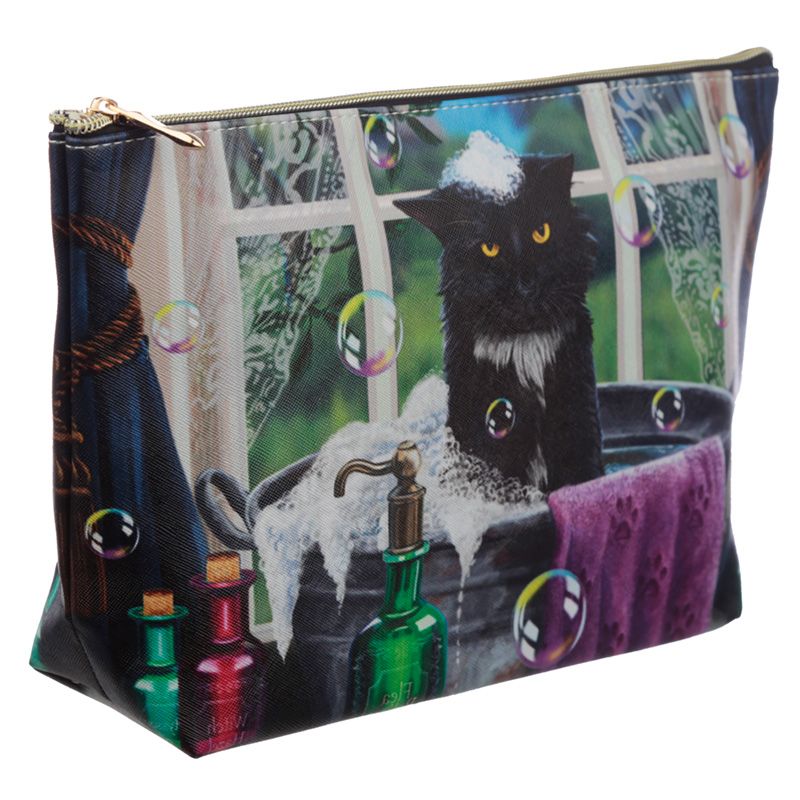 Toiletry Bag - Lisa Parker - Bath Time Cat