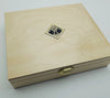 Coffret de cartes en bois - Belote & 90 jetons