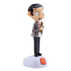 Figura solar - Mr Bean y su osito de peluche 