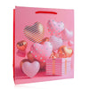 Heart balloon gift bags 23.5 x 19.5 x 8 cm