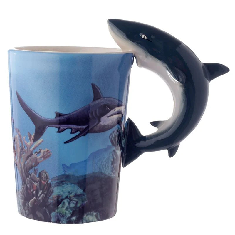 Mug avec anse Requin par Lisa Parker